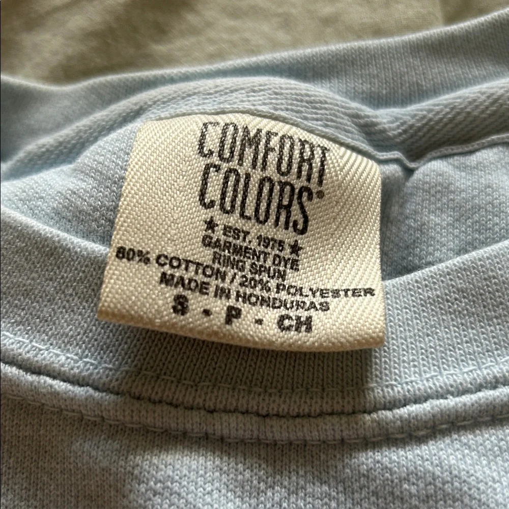 Comfort Colors Light Blue 'Cool Mom' Crewneck Sweater - Picture 2 of 2